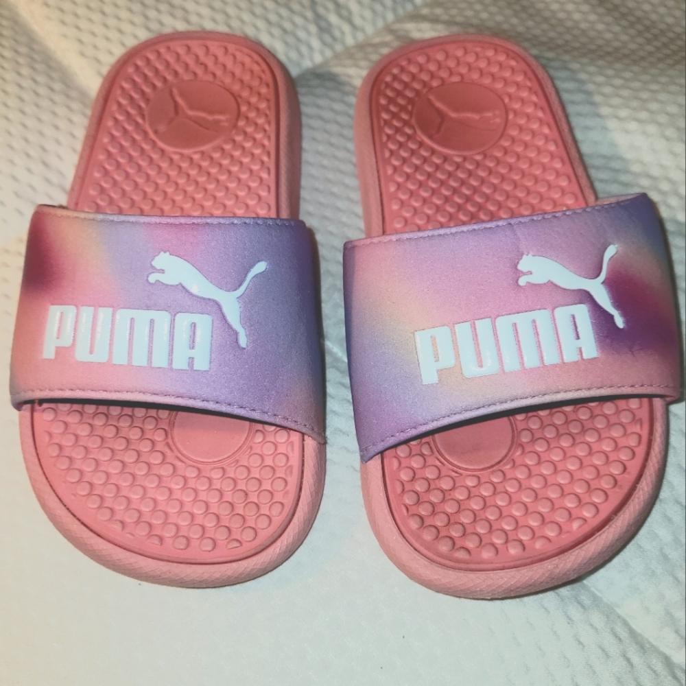 PUMA slides, size 11, girls